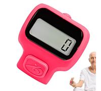 Tuxxjzm Finger Counter Clicker - Digit Counter Clicker with LED Light,Lightweight Handheld Number Click Counter, for Knitting, Crochet, Coaching, Lap