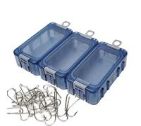 Tuxxjzm Fishing Storage Box, Waterproof Lure Storage - Glow in The Dark Organizer Supplies for Pins Electronic Components Jewelry Multifunctional Night Camping Outdoor Activities