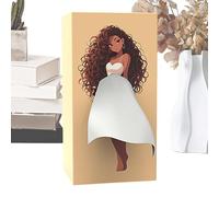 Tuxxjzm Flying Skirt Tissue Holder, Funny Tissue Box Cover, Creative Tissue Box Cover, Flying Skirt Girl Bathroom Decorative Face Paper Box for Restaurant