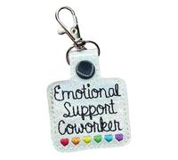 Tuxxjzm for key ring, colleague key ring, emotional support, rainbow hearts keyring, novelty key ring for women, for colleagues, husband, Colleague, Siehe Beschreibung