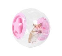 Tuxxjzm Hamster Ball - Hamster Exercise Toy Ball with Track - Indoor Bored Pets Daily Entertainment Activity with Ventilation Hole for Golden Bears, Chinchilla