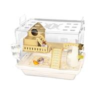 Tuxxjzm Hamster Cage,Hamster Habitat Pet Observation Small Animal Cage - Breathable Easy Assembly Pet Accommodation for Friends, Lovers