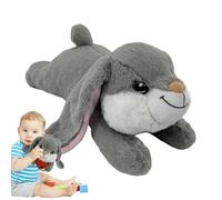 Tuxxjzm Heart Beating Stuffed Animal Bunny | Dogs Heartbeat Stuffed Animal - Pet Stress Relief Calming Aid, Puppy Sleeping Dog Toy, Soft Stress Puppy Relief Comfortable Dog Toy for Stress Relief