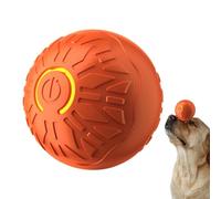 Tuxxjzm Interactive Dog Toy Ball - Electric Interactive Dog Toy,LED Flash Lights Motion-Activated Interactive Toy, Automatic Rechargeable Peppy Ball Chew Toy For Playful Pups