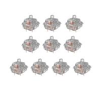 Tuxxjzm Keyboard, Mechanical Keyboard Clear Switches - Transparent Keyboard Switches, Mechanical 5-Pin Linear Switches, Sensitive Smooth Game Keyboard Keycaps for Mechanical