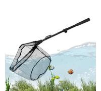 Tuxxjzm Landing Fishing Nets - Telescopic Handle Big Fishing Net - Portable Catcher Trap Tools for Bait Lobster Crab Catfish Salmon Minnow Bass Shrimp Enthusiasts