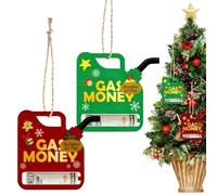 Tuxxjzm Money Holder Ornament - Winter Holiday Hangable,Cash Holder Card Christmas Decoration | for Window Wall Railings Door Handles Party Family Kids Couples Daughter Son