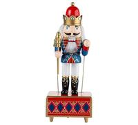 Tuxxjzm Nutcracker Music Box - Wood Holiday Nutcracker Music Box,Christmas Decorative Ornament for Kids Teens Adults Craft Lovers Collectors Home Decorators Mantelpiece Bedside Nightstand Desk