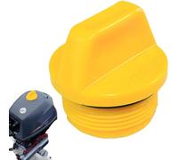 Tuxxjzm Oil Filler Cap Replacement, Oil Filler Cap Gasket, Oil Filter Tube Cover, Yellow Oil Filter Cap for Marine Engines, Outboard Engine Parts, Customizable for RV