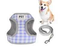 Tuxxjzm Pet Vest Harness | Dog Pet Vest Harness Adjustable | Rotatable Buckle Design Outdoor Training Tool Simple Design Polyester Fabric Back Mesh Design Dog Walking Tool