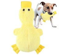 Tuxxjzm Plush Duck Dog Toy, Chewing Plush Duck Cartoon Puppy Toy, Small Medium and Large Dogs Interactive Fun for Pulling and Biting for Shelter, Backyard