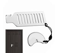 Tuxxjzm Portable Keyed Lock | Heavy-Duty Doors Safety Lock,Stainless Steel Adjustable No Drill Hotel Use Door Lock Travel Lockdown Locks for College