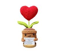 Tuxxjzm Positive Crochet Doll | Handmade Crochet Flowers Positive Gift | Inspiration Crochet Plant Doll | Positive Sunflower Crochet | Sunflowers Inspiration Knitted Joy | Funny Positive Life Doll