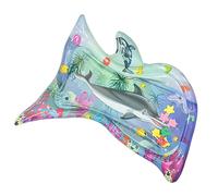 Tuxxjzm Sensory Water Mat for Cats | Thickened Fish Shape Sensory Mat Cartoon | Cool Pet Water Sensory Mat, Interactive Toy, Pet Supplies for Indoor Outdoor Travel