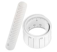 Tuxxjzm Silicone Memo Wrist Band, Silicone Reminder Bracelet Write Memo, Measure Ruler Waterproof Reusable Slap Bracelets Writable Erasable Wearable LineBlock Wristbands For Daily Life