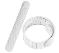 Tuxxjzm Silicone Memo Wrist Band, Silicone Reminder Bracelet Write On Memo, Measure Ruler Waterproof Reusable Slap Bracelets Writable Erasable Wearable LineBlock Wristbands For Daily Life