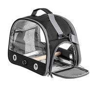 Tuxxjzm Small Bird Travel Carrier - Parakeet Carrier Backpack,Breathable Animal Outside Travel Cage, Pet Accessories For Vet Visit Shopping And Outdoor Adventure