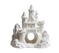 Tuxxjzm Small Shrimp Cave | Castle Fish Tank Decor | Aquarium Decor Ornament | for Breeders Hobbyists Beginners Aquarists Anglers Home Office Stores Shops Restaurant Hotel