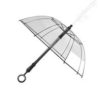 Tuxxjzm Umbrella Water Squirter,Transparent Umbrella Squirt Shooter - Transparent Long Handle Fighting Play Toys Rain Shelter Interactive Prank Games for Birthday Outdoor Beach