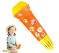 Tuxxjzm Voice Changing Microphone Toy | Cartoon Funny Physical Karaoke Echo Microphone - Multifunctional Voice Changing Supplies, Echo Microphone Toy Early Development Supplies for Kids