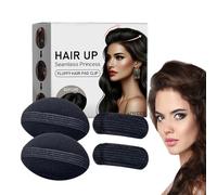 Tuxxjzm Volume Hair Base Inserts - 4X Hair Volume Increasing Clip - 4 Pack Invisible Bun Pad Tool Accessories For Long Hairstyle Women Lady Weddings Everyday Use