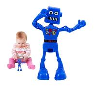 Tuxxjzm Wind Up Toys - Dancing Robot Basket Stuffer | Portable Fun Windup Toys for Kids School Classroom Travel Bath Play Christmas Halloween Birthday Easter