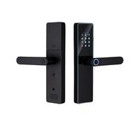 Tuya APP Smart Door Lock Unlocking Digital Electronic Smart Home Wooden Door Lock Fingerprint Sound Quiet(22x200 5050)
