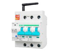 Tuya Circuit Breaker Smart Life Timer 100A Automatic Wireless Interruptor Overload Short Circuit Protection 3P