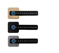 Tuya Electronic Lock Digital Smart Door Lock inteligente Biometric Fingerprint Lock APP Remote Unlocking Keyless Door Lock (Color : 3300black with GW)
