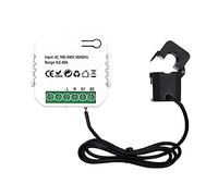 Tuya Smart Life WiFi Energy Meter 80A with CT Clamp App Kwh Power Consumption Monitor Electricity Statistics 90-250VAC 50/60Hz(Basic Version)