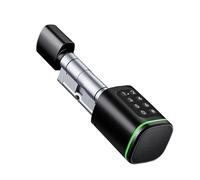 Tuya Smart Lock Password RFID Card TTlock Bluetooth Cylinder Lock APP Remote Control Key Unlock Digital Electronic Lock(Ttlock Black,A 50 B 50)