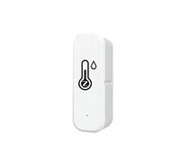 Tuya Smart Sensor,WiFi & Bluetooth Temperature Humidity Monitor,Wireless Indoor Climate Detector with App Alert,Home Automation (ZigBee-White)