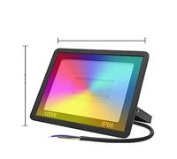 Tuya Smart WiFi LED Floodlight 30W 50W 100W Color Changing LED Flood Light IP66 RGB Warm Cool White Vioce Control(100W 220V)