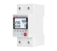 TUYA WiFi Earth Leakage Protector Remote Control 63A Over Under Voltage Protector Work with Smart Life Relay Device Switch Breaker Adjustable