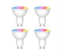 Tuya WiFi GU10 Smart LED Light Bulb Dimmable 6W 220V Life App Control Spotlight Work with 4PCS