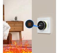 Tuya WiFi Smart Knob Thermostat Electric Floor Heating Temperature Controller for 16A