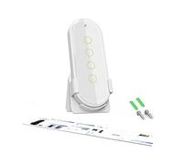 Tuya Wifi Zigbee Intelligent Wireless Scene Touching Home Light Remote Controller 2 5D Curved Tempered Glass with Fluorescent Function Group Share Lanyard Hole Design Works Gateways