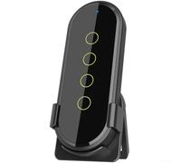 Tuya-Wireless Scene Touch Switch, 3-Button, 2.5D Glass, Wall Or Desk | Click Double-Click Long Press, Night Glow Button, Adjustable Bracket, For Smart Home Bulb And Socket