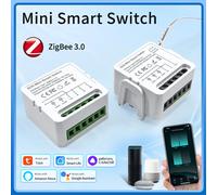 Tuya Zigbee 3.0 Smart Light Switch DIY Module Relay Breaker 1/2/3 Gang Smart Life APP Voice Control Alexa Google Home AC100-240V