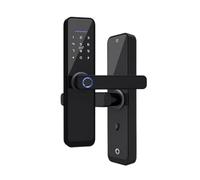 Tuya Zigbee Door Locks Biometric Fingerprint Locker Hotel Smart Entry Home Handle App Unlock Digital Intelligent Lock Easy High Security(7085)