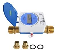 Tuya Zigbee Smart Cold Water Meter IP68, Water Flow Meter with Accessories for Garden & Home (25mm)