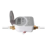 Tuya Zigbee Smart Ultrasonic Valve Controlled Water Meter,LCD Date Display/Threshold Alarms,Water Quantity Measurement,Water Quantity Flow Consumption IP68,Tuya Zigbee Hub Need (DN15)