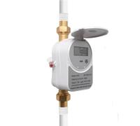 Tuya Zigbee Smart Valve Ultrasonic Cold Water Meter,15/20mm Flow Meter for Precise Measurement，Accurate Water Usage Tracking Compatible with Tuya App (214C(DN15))
