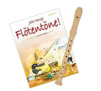Tuyama TFS-08D Recorder (German Handle System) + Music Book "Every Menge Flutentöne" (Volume 1) - Starter Set The Proven Bundle for Beginners ISBN 9783920470962 VHR 3617