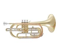 Tuyama® TMP-377 Marching Trombone in Bb - Red Brass Mouthpipe - Accessories, Mouthpiece & Case included