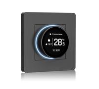 TuyaZigBee Smart Knob Thermostat Star Ring Series Temperature Controller Water Boiler Electric Heating with Black
