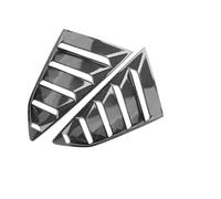 tuyda 1set Car Rear Window Louver Trim,Fit For Chevrolet, Camaro 2016-2022 Car Window Rear window grille decorative cover(Carboon fiber)