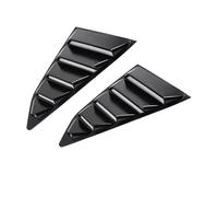 tuyda 1set Car Rear Window Louver Trim,Fit For Chevrolet, Camaro 2016-2022 Car Window Rear window grille decorative cover(Glossy black)