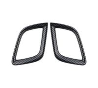 tuyda 2Pcs Car Front AC Vent Cover Trim,Fit For Isuzu, Dmax D-max 2021-2023 Air Conditioning Sticker Interior Accessories Outlet car HVAC vent trim