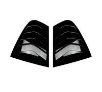 tuyda 2PCS Car Rear Shutter Cover Trim,Fit For 3 Series F30 318i 320i 325i 2013-2019 Louver Side Vent Rear window grille decorative cover(Gloss Black)